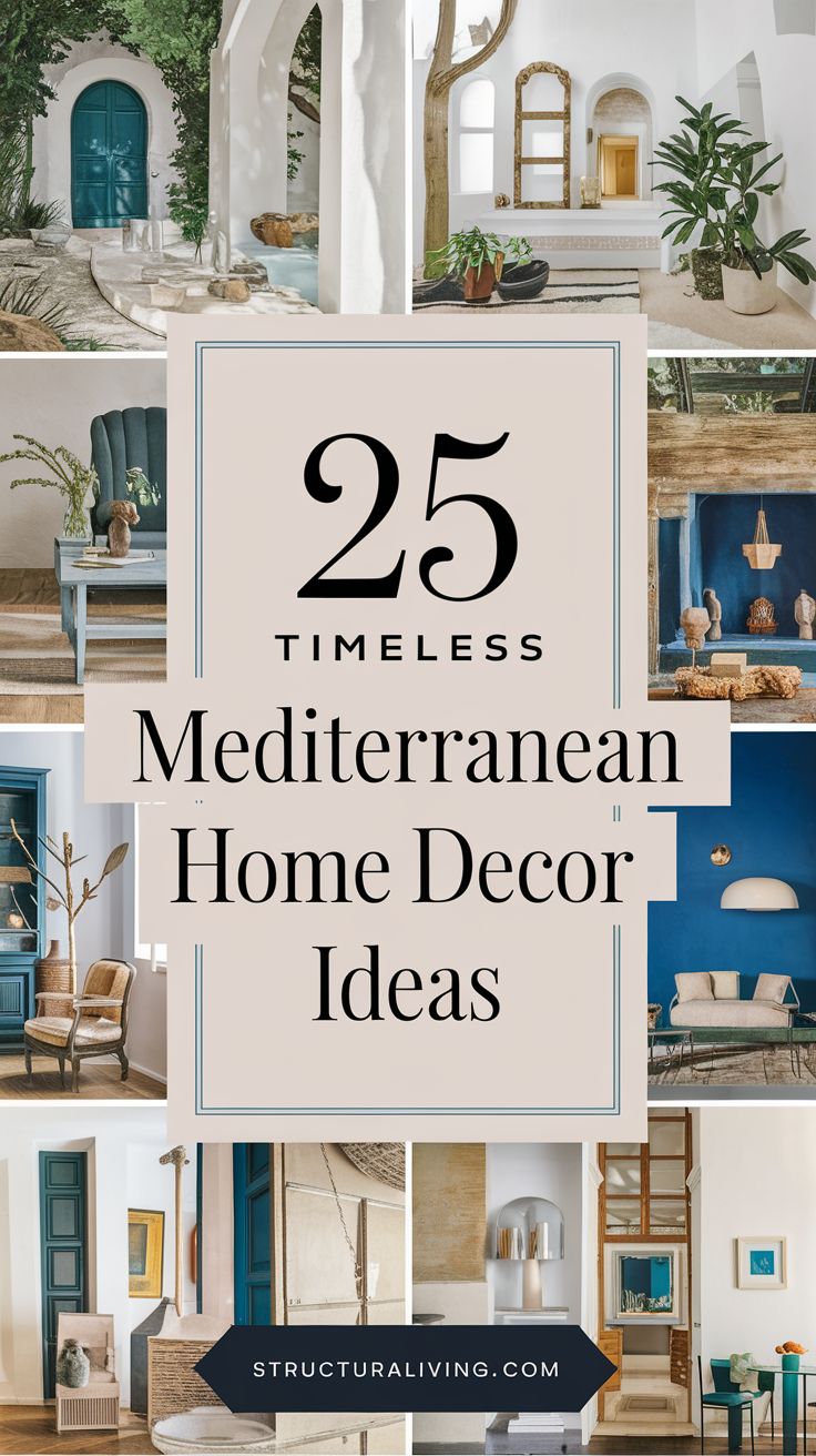 25 Timeless Mediterranean Home Decor Ideas for a Classic Touch ...