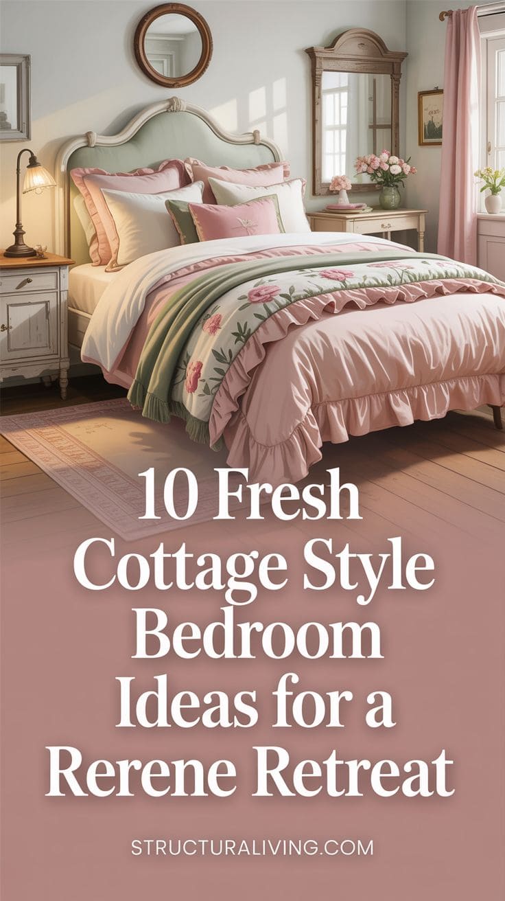 10 Fresh Cottage Style Bedroom Ideas for a Serene Retreat - StructuraLiving - Cottage Style Bedroom Ideas