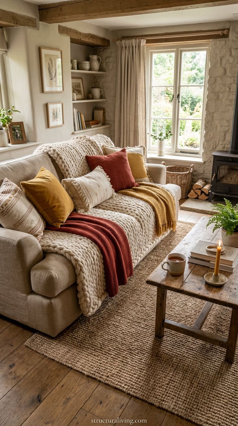 10 Cozy Cottage Living Room Ideas for a Warm and Welcoming Atmosphere